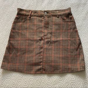 brandy melville plaid skirt!